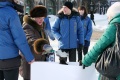 Акция студентов против отдачи Курилов  Японии.