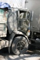 "КАМАЗ" врезался в фургон "ГАЗ", который перевозил различные напитки. Саратов.