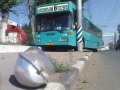 Автобус, следовавший по 6-му маршруту врезался в столб. 50 лет Октября, Саратов.