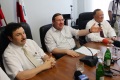 Бывший ректор ПАГС Сергей Наумов (в центре) и вновь назначенный Дмитрий Аяцков (справа).