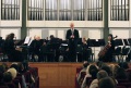 Симфонический оркестр саратовской областной филармонии дал концерт в котором состоялась мировая премьера А. Шнитке. "Cantus Perpetuus".