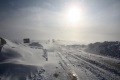 Снежные заносы на трассе Саратов - Волгоград. 
