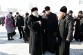 Епископ Саратовский и Вольский Лонгин (слева) на празднике, посвященный Масленичной неделе. Саратов.