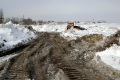 Незаконная свалка мусора и снега. Район Займища, Саратов.