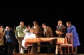 В театре оперы прошел спектакль по пьесе "Ревизор", роли в котором сыграли бизнесмены и руководители фирм Саратова.