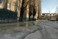 Разлив грунтовых вод. 2-й Комсомольский проезд, Саратов.