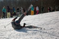 Соревнования по сноубордингу в дисциплине "слоупстайл" в рамках всероссийской серии Burton Tour.  Горнолыжная база "Роща", Саратов.