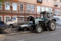 Последствия коммунальной аварии. Улица Киселева, Саратов.