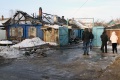 Пожар на улице Железнодорожной, между Соколовой и 1-ой Садовой. Саратов.