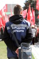 Коммунисты отметили 144-ю годовщину со дня рождения пролетарского вождя Владимира Ленина. Театральная площадь, Саратов.