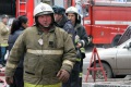 Возгорание в двухэтажном доме на пересечении улиц Вольской и Киселева. Первый этаж здания занимает похоронное агентство. Саратов.